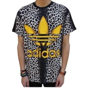 Jeremy Scott x Adidas Leopard Print Tee